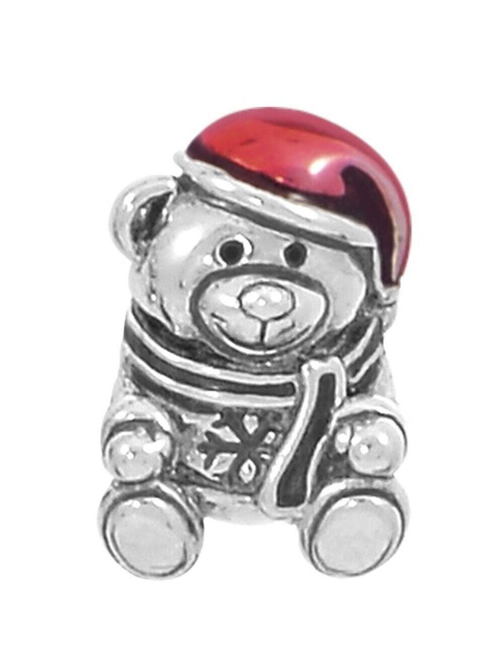 AUTHENTIC PANDORA CHRISTMAS BEAR STERLING SILVER